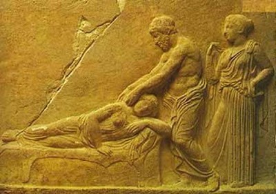 Ancient Greek massage therapists